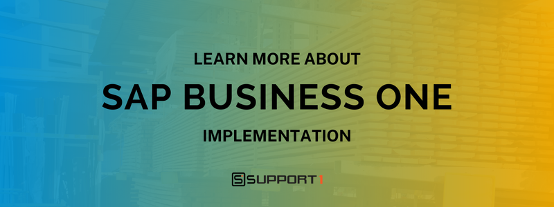 SAP Business One implementation