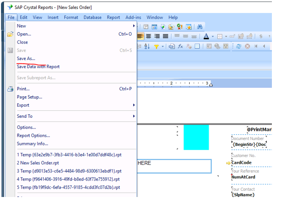 How To Make Simple Edits to Already Existing Crystal Reports