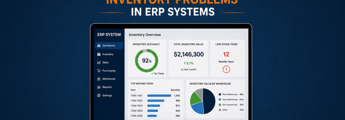 How to Fix Inventory Problems in ERP Systems