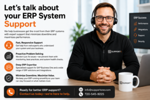 SAP Business One, industry leading support