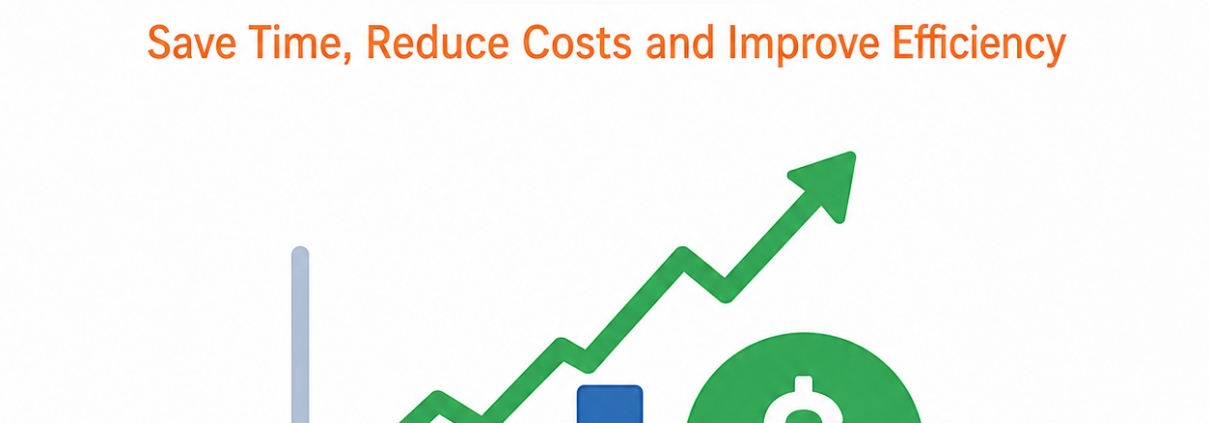 SAP Business One Automation featured image showing increasing ROI and business growth through workflow automation and improved operational efficiency