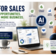 Sales professional using AI for sales with SAP Business One to identify opportunities, improve forecasts, protect margins, and build customer relationships.
