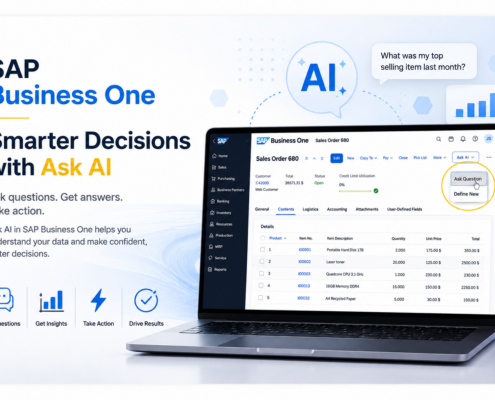 SAP Business One FP 2608 Web Client with Ask AI features