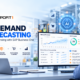 AI for demand forecasting with SAP Business One showing demand analysis, inventory optimization, purchasing planning, and production scheduling.