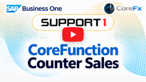 SAP CoreFunction Counter Sales Support CoreFunction Field Service video for Counter Sales